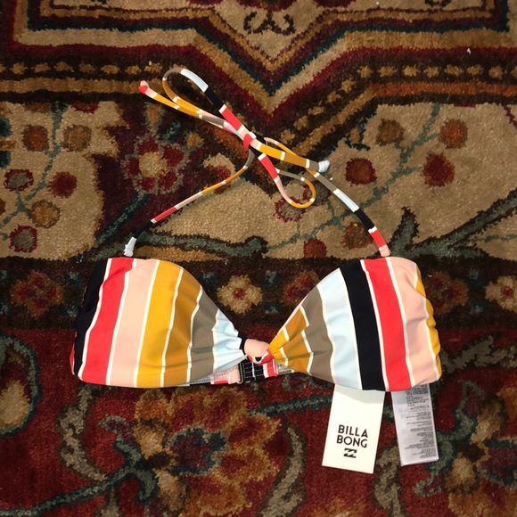 Billabong High On Sun Bandeau Bikini Top L NWT - Picture 5 of 6